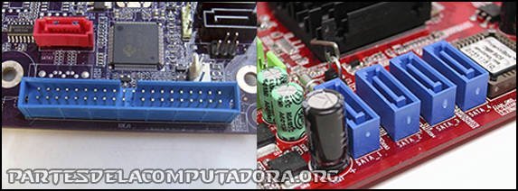Conectores IDE y SATA